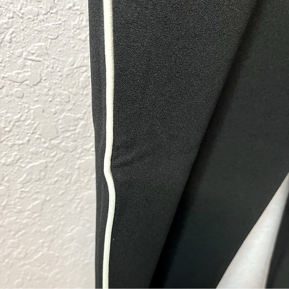 Nina Leonard Tummy Smoothing Pants Black White Pinstripe PETITE Size 3X New! - Picture 2 of 9